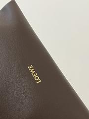 Loewe Mini Flamenco Clutch In Nappa Calfskin Chocola 23 x 18 x 9 cm - 3