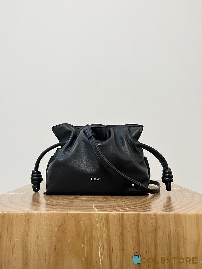 Loewe Mini Flamenco Clutch In Nappa Calfskin Black 23 x 18 x 9 cm - 1