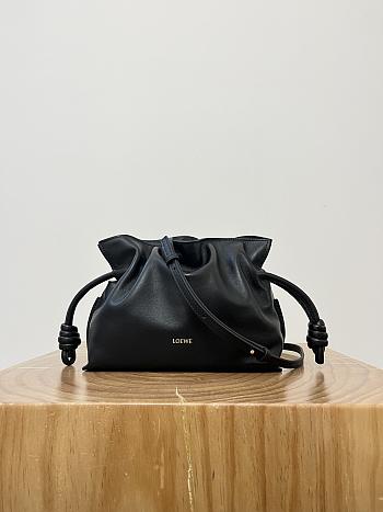 Loewe Mini Flamenco Clutch In Nappa Calfskin Black 23 x 18 x 9 cm