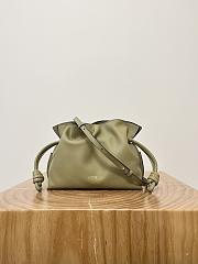 Loewe Mini Flamenco Clutch In Nappa Calfskin Clay Green 23 x 18 x 9 cm - 1