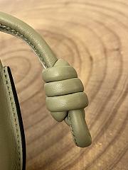 Loewe Mini Flamenco Clutch In Nappa Calfskin Clay Green 23 x 18 x 9 cm - 3