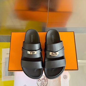 Hermes Jackson Sandal Black