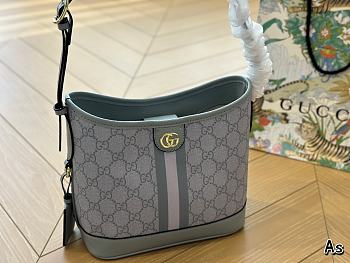 Gucci Ophidia Small Tote Bag Dust Blue 20 x 25 cm