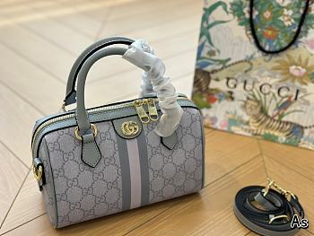 Gucci Ophidia GG Mini Top Handle Bag Blue 20 cm