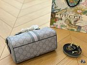 Gucci Ophidia GG Mini Top Handle Bag Blue 20 cm - 5