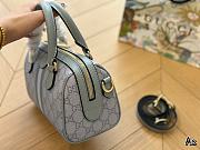 Gucci Ophidia GG Mini Top Handle Bag Blue 20 cm - 2