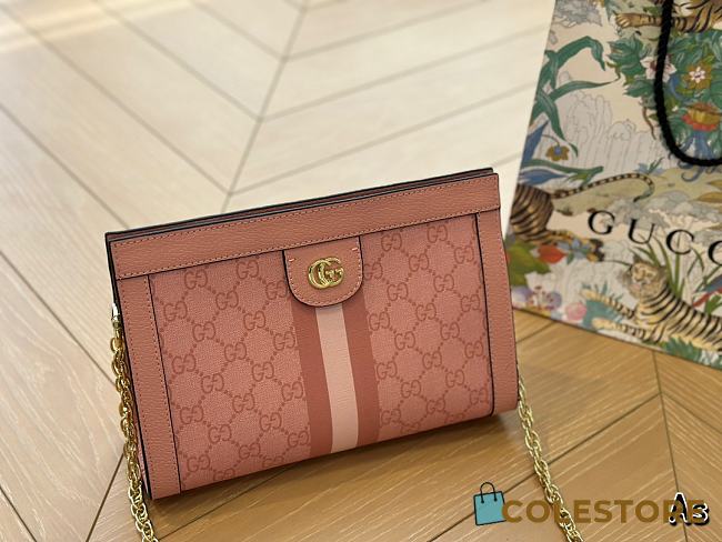 Gucci Jumbo  Ophidia P-503877 Pink 26 x 18 x 8 cm - 1