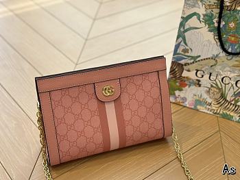 Gucci Jumbo  Ophidia P-503877 Pink 26 x 18 x 8 cm