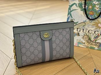 Gucci Jumbo Ophidia P-503877 Blue 26 x 18 x 8 cm
