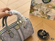 Gucci Ophidia GG Mini Top Handle Bag Pink 20 cm - 4