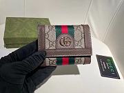Gucci Ophidia GG Brown Wallet 11 x 9 x 3 cm - 1
