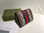 Gucci Ophidia GG Brown Wallet 11 x 9 x 3 cm - 4