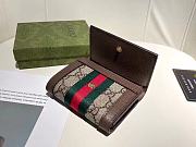 Gucci Ophidia GG Brown Wallet 11 x 9 x 3 cm - 6