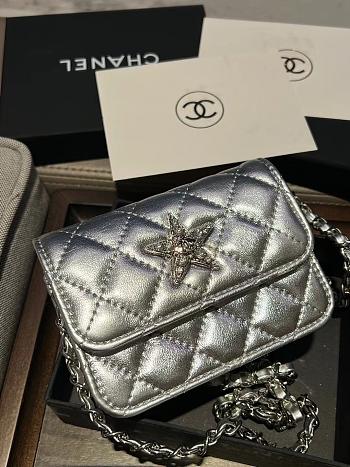 Chanel 24C Mini Star Silver 13 cm