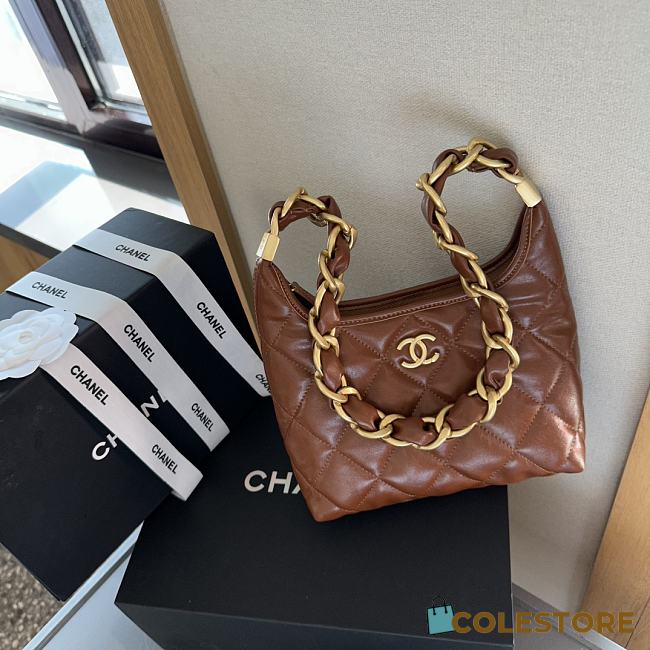 Chanel 24 Hobo Chocolate 22 cm - 1