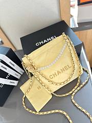 Chanel 22 Bag Mini Yellow 20 cm - 6