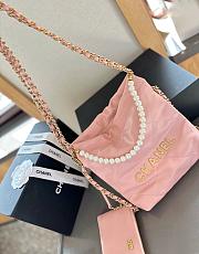 Chanel 22 Bag Mini Pink 20 cm - 6