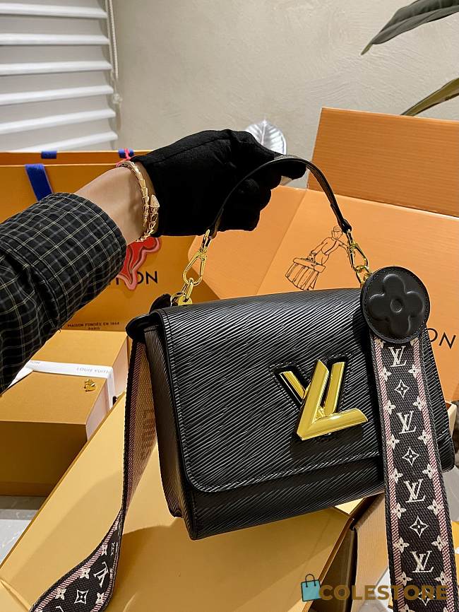 Louis Vuitton MM Twist Bag Black 23 cm - 1