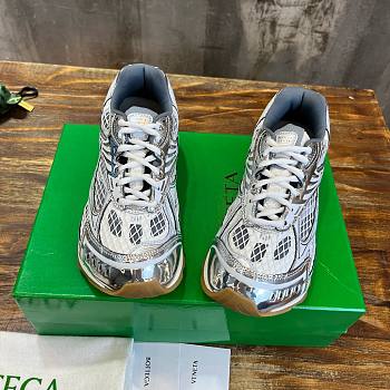 Bottega Veneta Orbit Sneaker In Green White