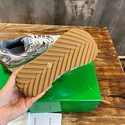 Bottega Veneta Orbit Sneaker In Green White - 5