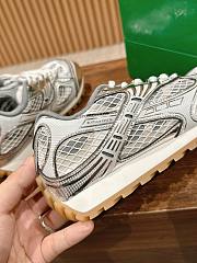 Bottega Veneta Orbit Sneaker In Green White - 4
