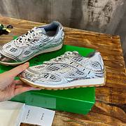 Bottega Veneta Orbit Sneaker In Green White - 6