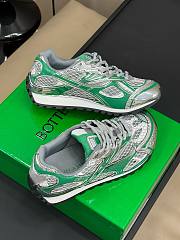 Bottega Veneta Orbit Sneaker In Green  - 2