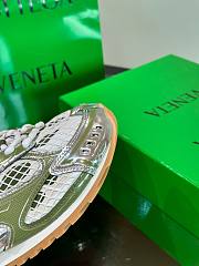 Bottega Veneta Orbit Sneaker In Green Olive - 4