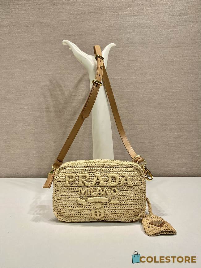 Prada Raffia Bag 19 x 12 x 6 cm  - 1