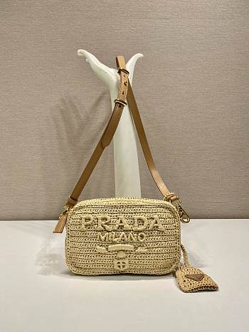Prada Raffia Bag 19 x 12 x 6 cm 
