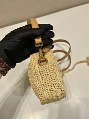 Prada Raffia Bag 19 x 12 x 6 cm  - 2