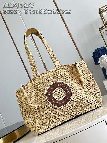Louis Vuitton Raffia Bag M24723 37.5 x 30 x 17 cm