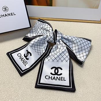 Chanel White And Black Headband