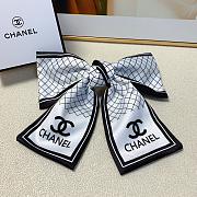 Chanel White And Black Headband - 3