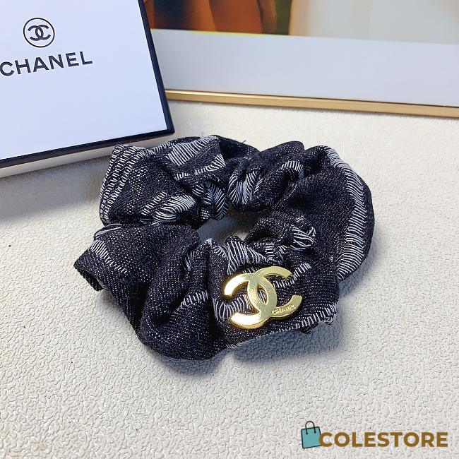 Chanel Black Rubberband - 1