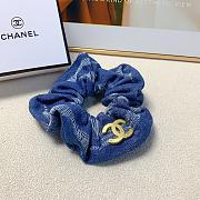 Chanel Blue Rubberband - 3