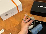 Colestore Chanel Mini Bag Blue 11.9 cm  - 2
