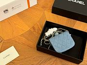Colestore Chanel Mini Bag Blue 11.9 cm  - 4