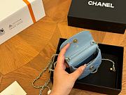 Colestore Chanel Mini Bag Blue 11.9 cm  - 6