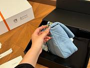 Chanel 19bag Blue 25 cm - 3