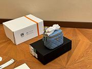 Chanel 22C Mini Vanity Pearl Crush Denim Bag 10.9 cm - 3