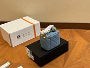 Chanel 22C Mini Vanity Pearl Crush Denim Bag 10.9 cm - 2
