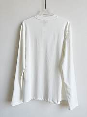 Ami Long Sleeve Shirt White  - 5