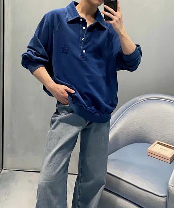 MiuMiu Blue Polo