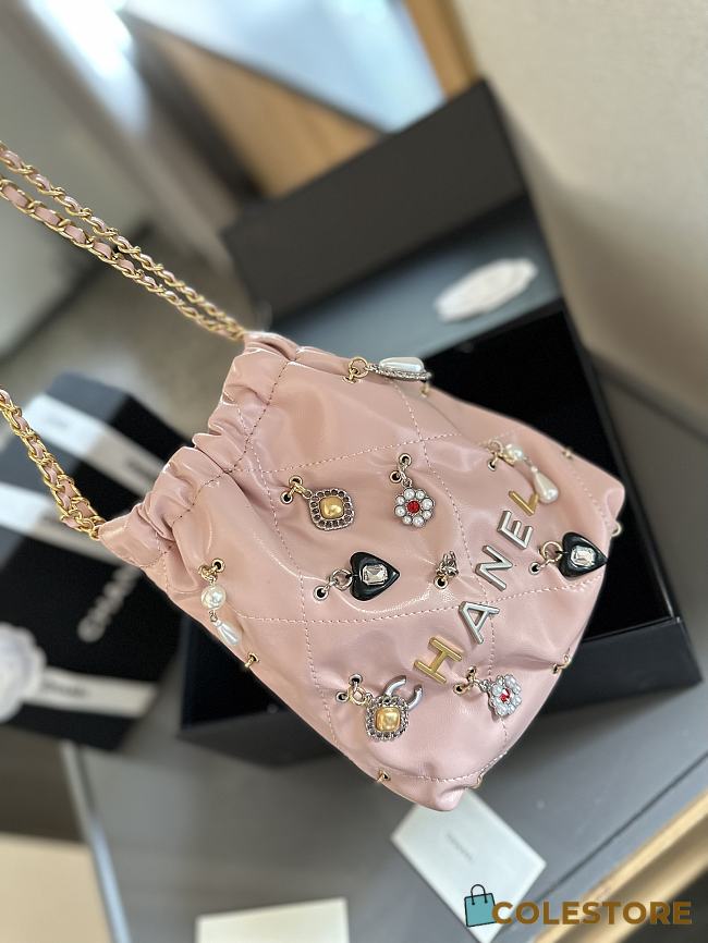 Chanel 22bag Mini Pink 20 cm  - 1