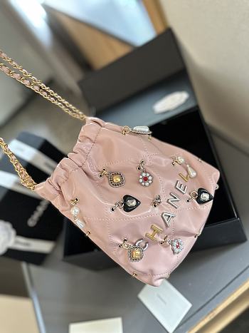 Chanel 22bag Mini Pink 20 cm 