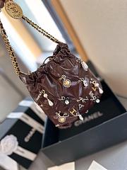 Chanel 22bag Mini Brown 20 cm - 3