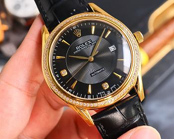 Rolex Watch Black And Gold