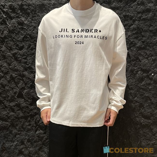Jil Sander White Sweater - 1