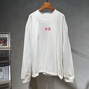 Y3 Red Logo Black Sweater - 6